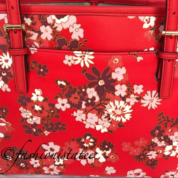 NWT Michael Kors Jet Travel Medium Carryall Tote - Picture 7 of 8